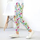 Leggings Florais Para Meninas, Calças Finas E Respiráveis Para Primavera E Outono, Para Crianças De