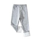 Leggings Grossas Com Forro De Fleece Para Meninas E Meninos, Calças Longas Slim-fit, Fleece