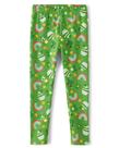 Leggings Gymboree St. Patrick's Day Shamrock para criança 4T