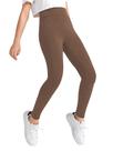 Leggings Milumia para meninas de cintura alta Mocha Brown 11Y