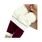 Leggings Plus Size Feminina de Veludo - Cintura Alta, Quente e Confortável para o Inverno Leggings Plus Size Feminina de Veludo - Cintura Alta, Quente e Confortável para o Inverno