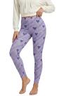 Leggings sissycos Valentines Heart Print para mulheres