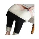 Leggings Térmicas Femininas De Cintura Alta, Confortáveis E Elásticas, Calças Pretas Para O Inverno