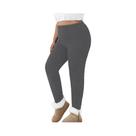 Leggings Térmicas plus Size Com Forro De Fleece Para Mulheres, Cintura Baixa, Para Yoga, Corrida E Leggings Térmicas plus Size Com Forro De Fleece Para Mulheres, Cintura Baixa, Para Yoga, Corrida E