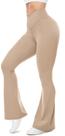 Leggings UEU Flare V Crossover de cintura alta Yoga Khaki XL