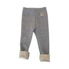 Leggings Unissex Infantis Quentes E Elásticas, Calças Com Pés De Desenho Animado Para Outono E