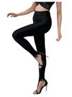 Leggings WDIRARA Stirrup de cintura alta e elásticas para mulheres