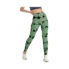 Leggings Yoga Cintura Alta Sem Costura Tie Dye - Controle de Barriga para Treino