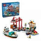 Lego 60422 City - Porto À Beira-mar Com Navio De Carga 1226 peças