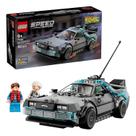 Lego 77256 Speed Champions - Delorean De Volta Para O Futuro Com Dr Brown e Marty McFly 357 peças