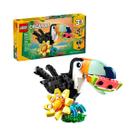 LEGO Animais Tucano Tropial Creator 3 Em 1 Com 225 Peças