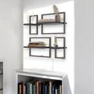 Lego c/ 4 Prateleiras Paris Preto