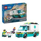 Lego City Ambulância de Emergência 184 Peças - Lego Lego City Ambulância de Emergência 184 Peças - Lego