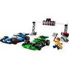 LEGO City - F1 Grid com carros de corrida VCARB e Sauber