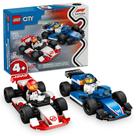LEGO City Formula 1 Carros de Corrida de F1 da Williams Racing e Haas F1 LEGO City Formula 1 Carros de Corrida de F1 da Williams Racing e Haas F1