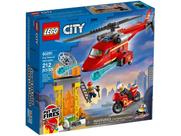 Lego City Helicóptero Resgate dos Bombeiros 212 Peças 60281