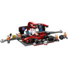 LEGO City - Pit Stop e equipe da F1 com carro Ferrari