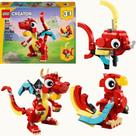 Lego Creator 3 Em 1 Dragão Vermelho 149 Pcs - 31145