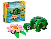 LEGO Creator 3 em 1 Tartaruga com Flor de Lírio - 31377 124 Peças LEGO Creator 3 em 1 Tartaruga com Flor de Lírio - 31377 124 Peças