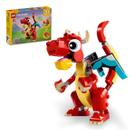 Lego Creator 31145 3 Em 1 Dragão Vermelho Pássaro Peixe