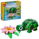 Lego Creator Tartaruga Com Flor 3 Em 1 124 Peças - 31377