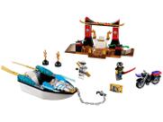 LEGO Juniors Ninjago Perseguição de Barco do Zane 10755 Kit de Construção 131 Peças Brinquedo Original com Minifiguras