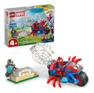 LEGO Marvel Spidey em sua motocicleta vs. Rinoceronte 11206