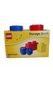 LEGO Room Copenhagen - Tijolo de Armazenamento (3 Peças) - Cores Clássicas