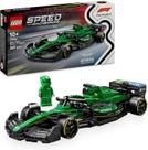 LEGO Speed Champions Aston Martin Aramco F1 AMR24 Race Car Toy com uma minifigura colecionável de piloto de Fórmula 1 Kits de modelos para meninos e