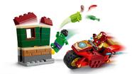 LEGO Super Heroes Homem de Ferro c Motocicleta e Hulk 76287