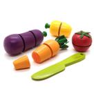 Legumes Comidinha de Madeira Brinquedo Educativo - Newart Toys