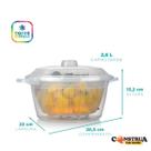 Legumix Panela para Microondas Cozimento de legumes à Vapor 2,6 L Legumix Panela para Microondas Cozimento de legumes à Vapor 2,6 L