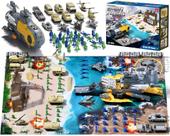 Lehoo Castle Conjunto de Brinquedo Exército e Marinha com Veículos e Figuras Lehoo Castle Conjunto de Brinquedo Exército e Marinha com Veículos e Figuras