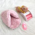 Leitão de silicone Reborn Doll VOLOBE Dora de 13 cm com acessório
