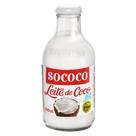 Leite de Coco Light Vidro Sococo 200ml