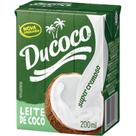 Leite de Coco Tetra Pak 200ml - Ducoco