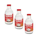 Leite de Coco Tradicional Sococo Vidro 200ml - Kit com 3