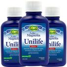Leite de Magnésia Sabor Menta 120ml Unilife Kit com 3 Leite de Magnésia Sabor Menta 120ml Unilife Kit com 3