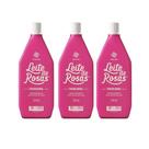 Leite de Rosas Tradicional 310ml Kit com 3 Unidades Loção Corporal Desodorante Leite de Rosas