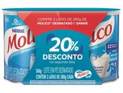 Leite em Pó Desnatado Nestlé Molico 280g 2 Unidades