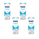Leite Integral Italac 1l UHT Longa Vida - Kit 4 Unidades