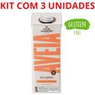 Leite vegetal aveia sem glúten 1l a tal da castanha kit c/ 3