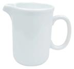 Leiteira 650ml Modelo Reta em Porcelana Branca
