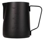 Leiteira Cremeira Black Pitcher Aço Inox 350ml Barista Cafe