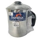 Leiteira de Alumínio Durollux 12 Alto com Tampa - 1,4 Litros - COD73