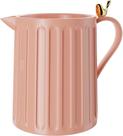 Leiteira de ceramica colibri rosa c/passaro 200ml - Wolff Leiteira de ceramica colibri rosa c/passaro 200ml - Wolff