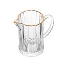 Leiteira de Cristal com Fio de Ouro Radial 290 ml - Lyor
