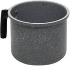 Leiteira de Indução em Alumínio com Revestimento Cerâmico Granilite Cinza 14cm