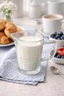 Leiteira em Vidro Milk 290ml Transparente, Prática e Elegante