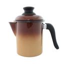 Leiteira Esmaltada Ewel Marrom No 16 - 1800ML - 13 Cm Ø